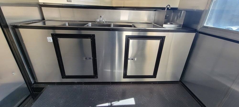 8.5' X 20' White Concession Trailer Food Event Catering