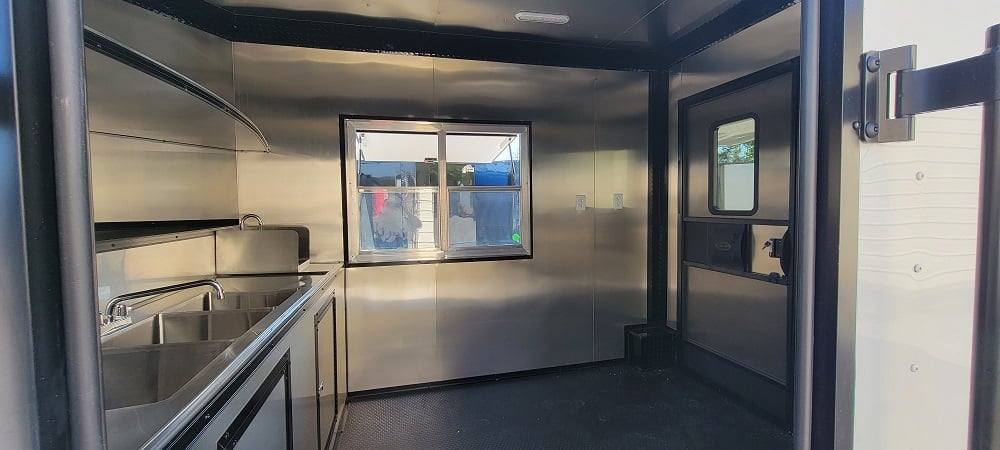 8.5' X 20' White Concession Trailer Food Event Catering