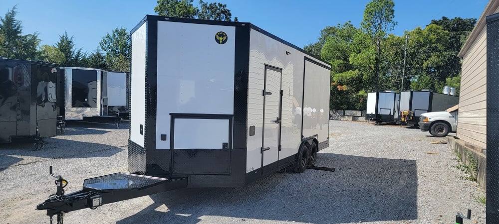 8.5' X 20' White Concession Trailer Food Event Catering