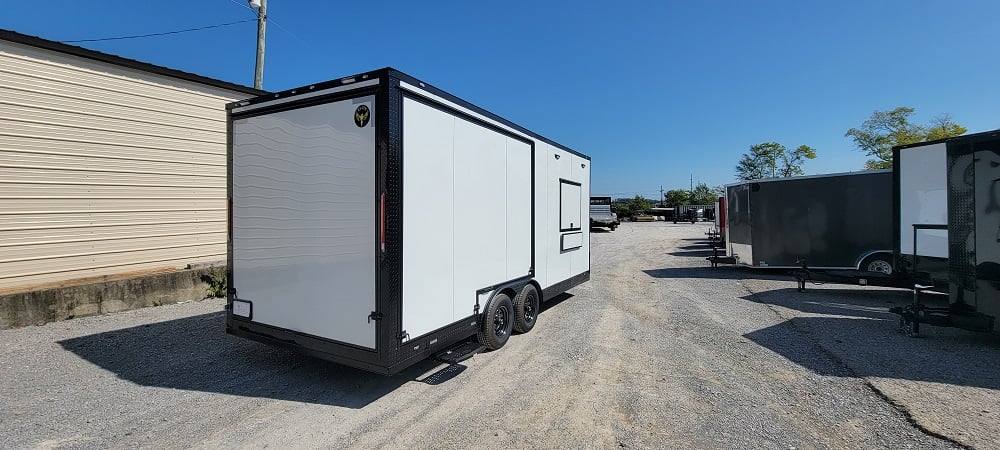 8.5' X 20' White Concession Trailer Food Event Catering