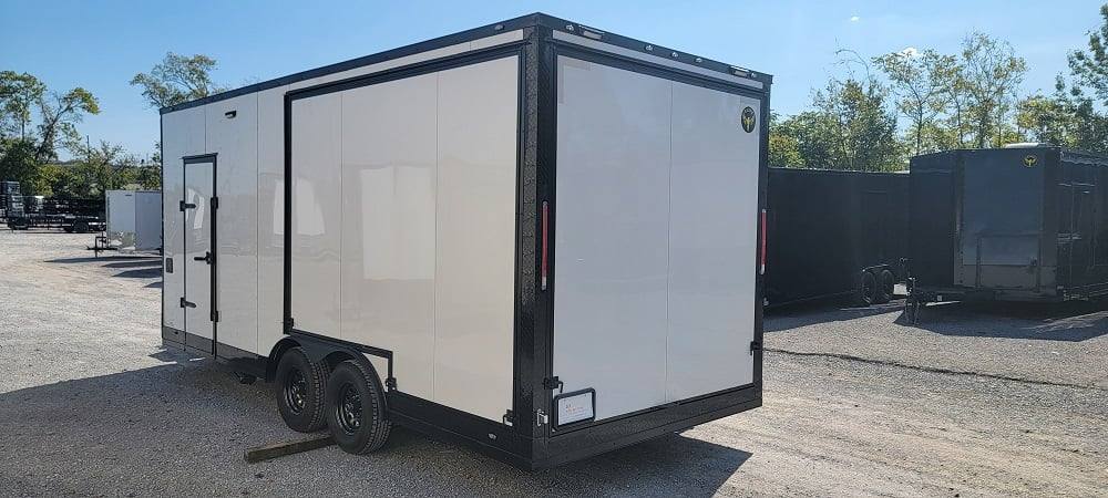 8.5' X 20' White Concession Trailer Food Event Catering