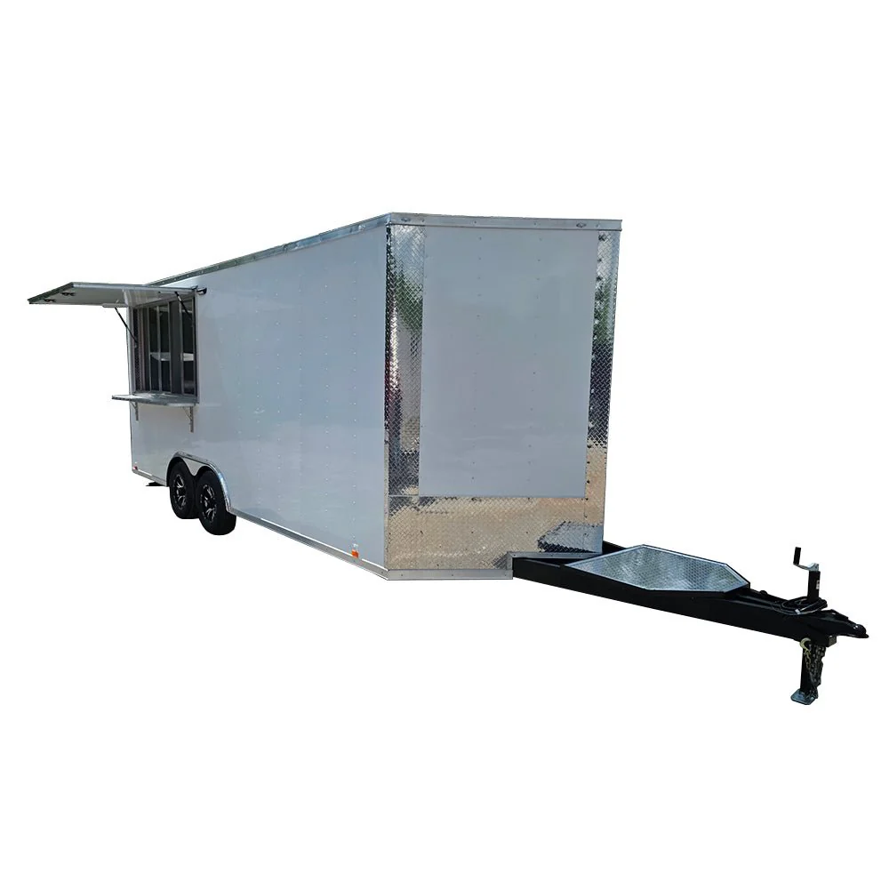 489-8.5-x-20-white-concession-trailer-food-event-catering-1.webp 8.5' X 20' White Concession Trailer Food Event Catering