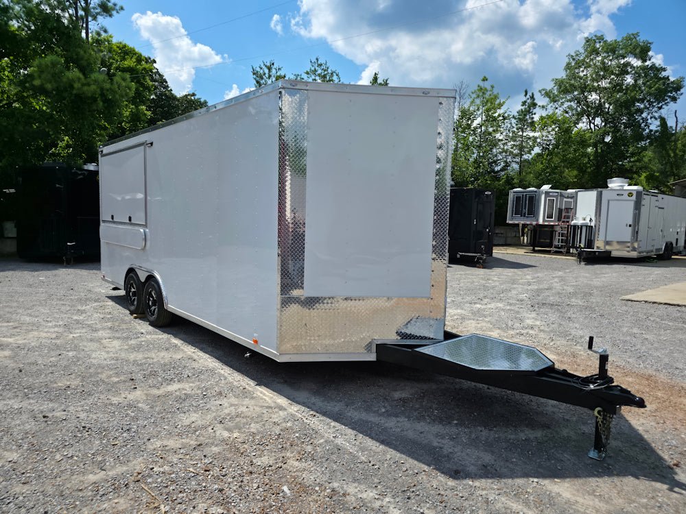 489-8.5-x-20-white-concession-trailer-food-event-catering-14.jpg 8.5' X 20' White Concession Trailer Food Event Catering