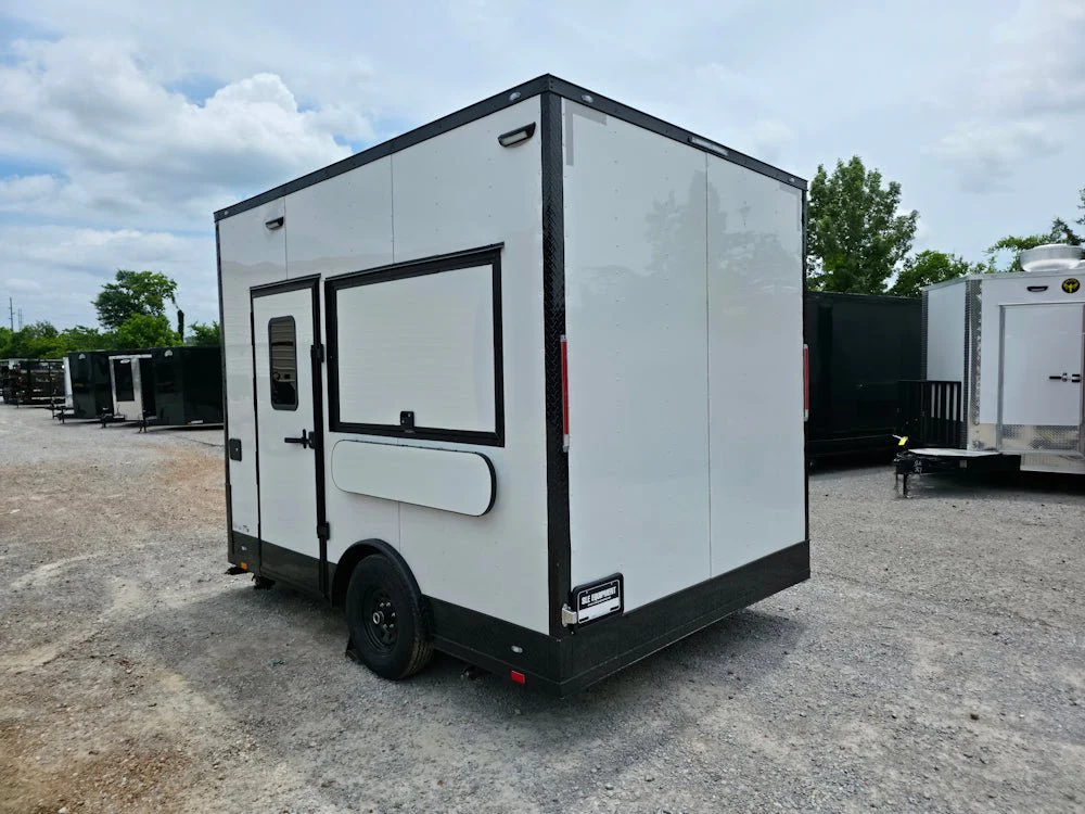 49-8.5-x-12-white-with-blackout-concession-trailer-flat-front-event-catering-5.webp 8.5' X 12' White With Blackout Concession Trailer Flat Front Event Catering