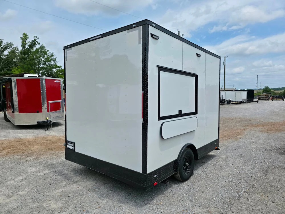 49-8.5-x-12-white-with-blackout-concession-trailer-flat-front-event-catering-7.webp 8.5' X 12' White With Blackout Concession Trailer Flat Front Event Catering