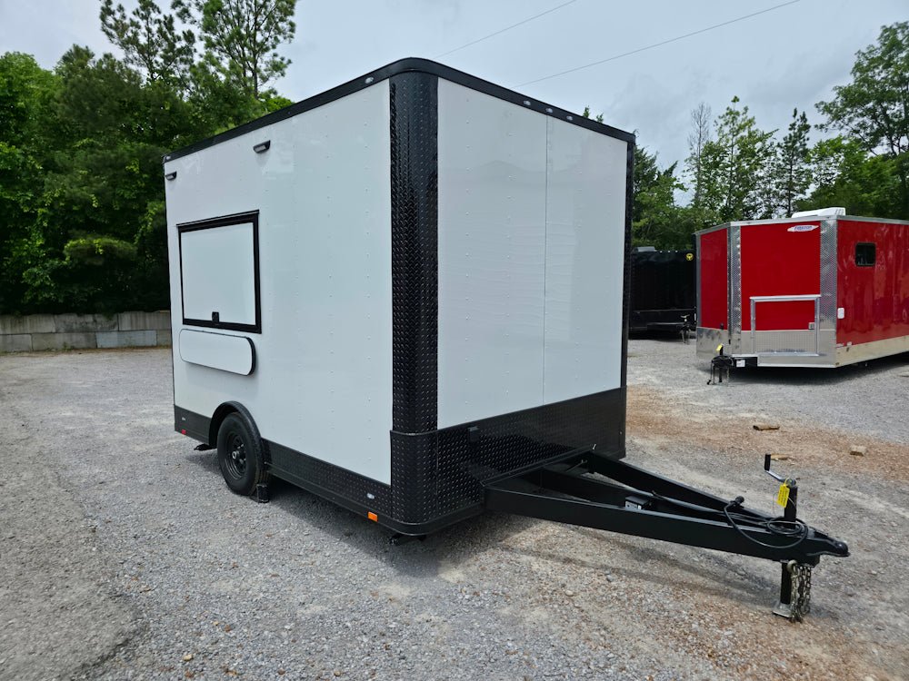 49-8.5-x-12-white-with-blackout-concession-trailer-flat-front-event-catering-9.jpg 8.5' X 12' White With Blackout Concession Trailer Flat Front Event Catering