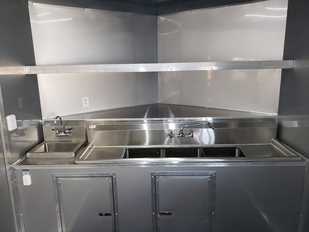 490-8.5-x-20-white-custom-built-concession-food-trailer-15.jpg 8.5' x 20' White Custom Built Concession Food Trailer