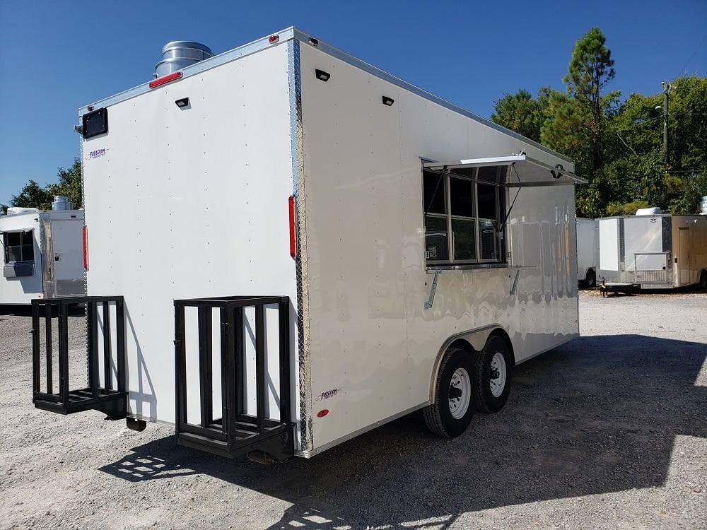 490-8.5-x-20-white-custom-built-concession-food-trailer-17.jpg 8.5' x 20' White Custom Built Concession Food Trailer