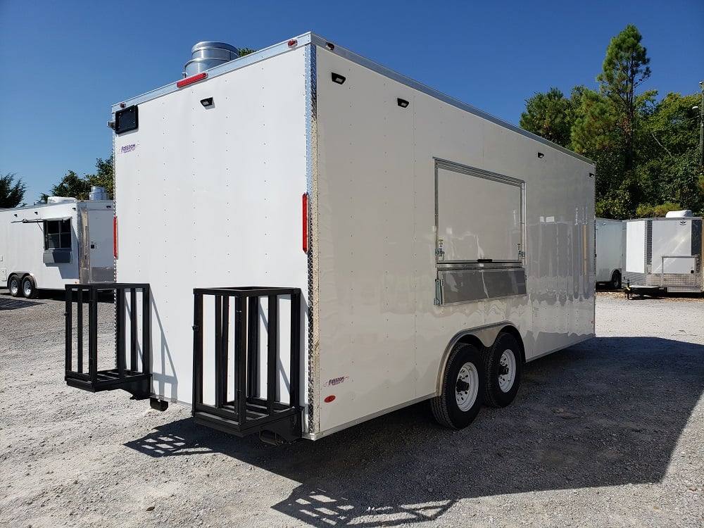 490-8.5-x-20-white-custom-built-concession-food-trailer-20.jpg 8.5' x 20' White Custom Built Concession Food Trailer