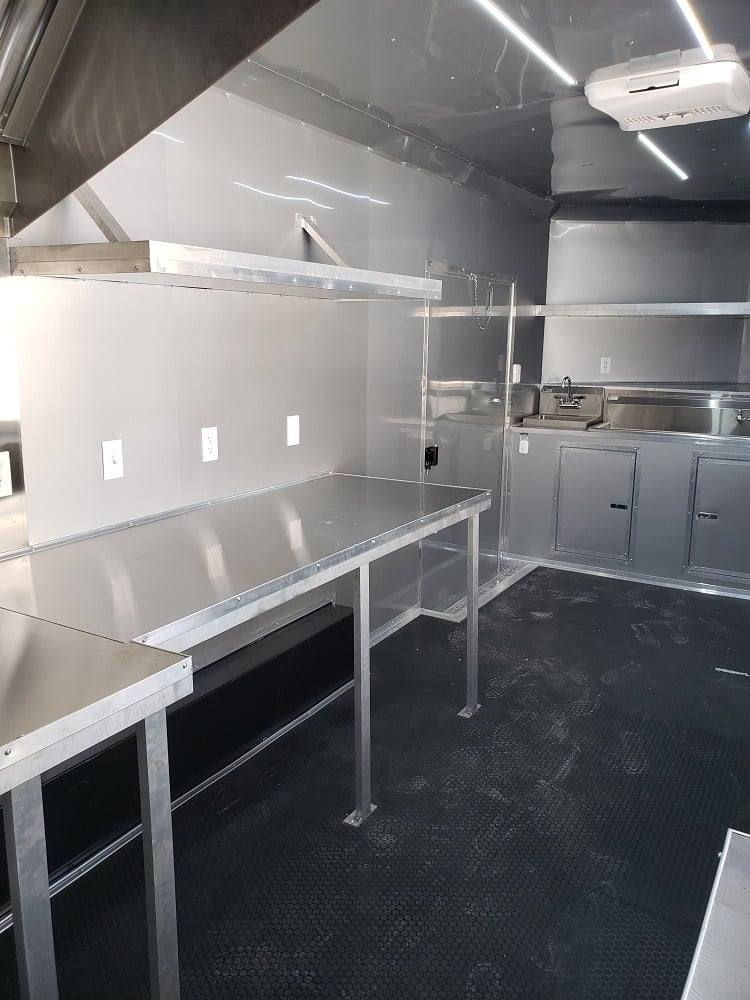 490-8.5-x-20-white-custom-built-concession-food-trailer-21.jpg 8.5' x 20' White Custom Built Concession Food Trailer