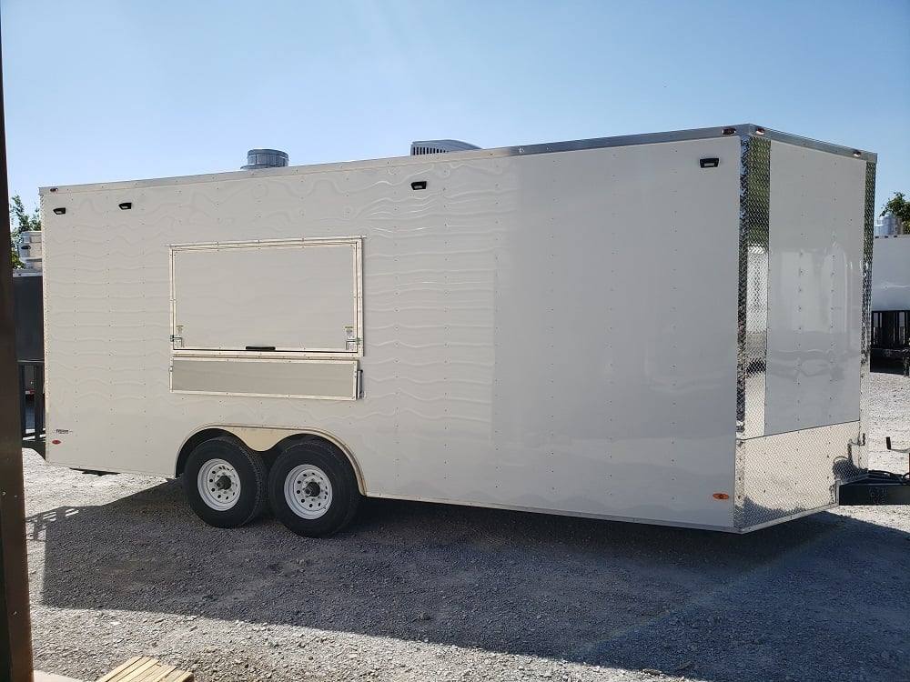490-8.5-x-20-white-custom-built-concession-food-trailer-3.jpg 8.5' x 20' White Custom Built Concession Food Trailer