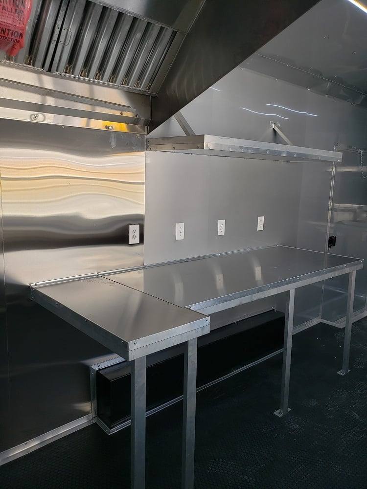 490-8.5-x-20-white-custom-built-concession-food-trailer-8.jpg 8.5' x 20' White Custom Built Concession Food Trailer