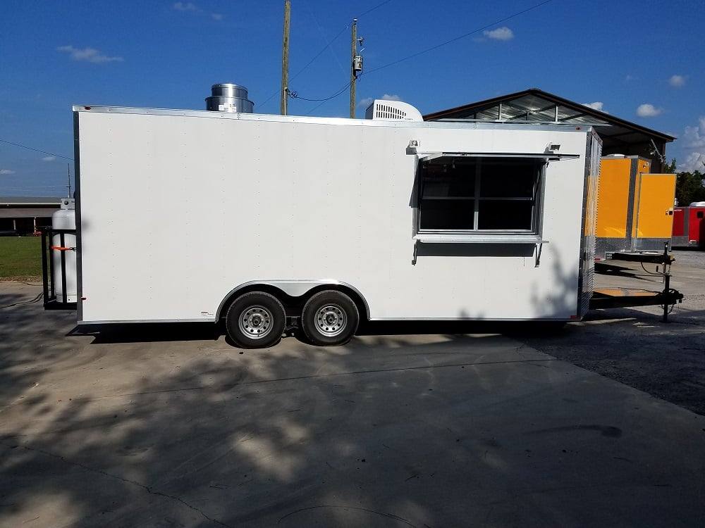 492-8.5-x-20-white-custom-concession-food-trailer-with-appliances-17.jpg 8.5' x 20' White Custom Concession Food Trailer With Appliances