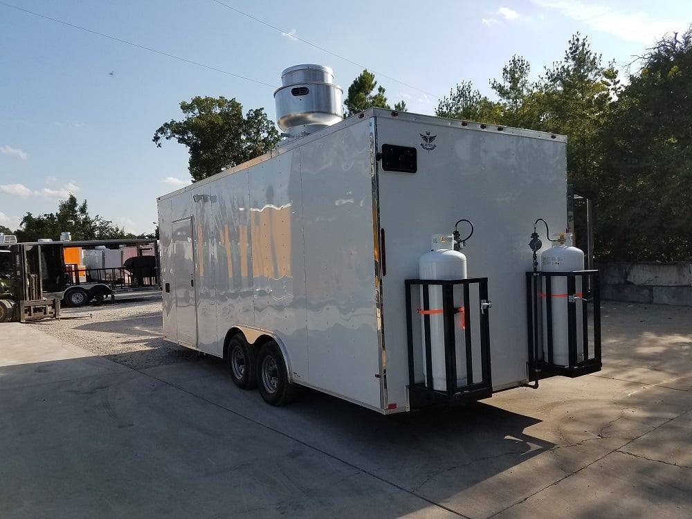 492-8.5-x-20-white-custom-concession-food-trailer-with-appliances-2.jpg 8.5' x 20' White Custom Concession Food Trailer With Appliances