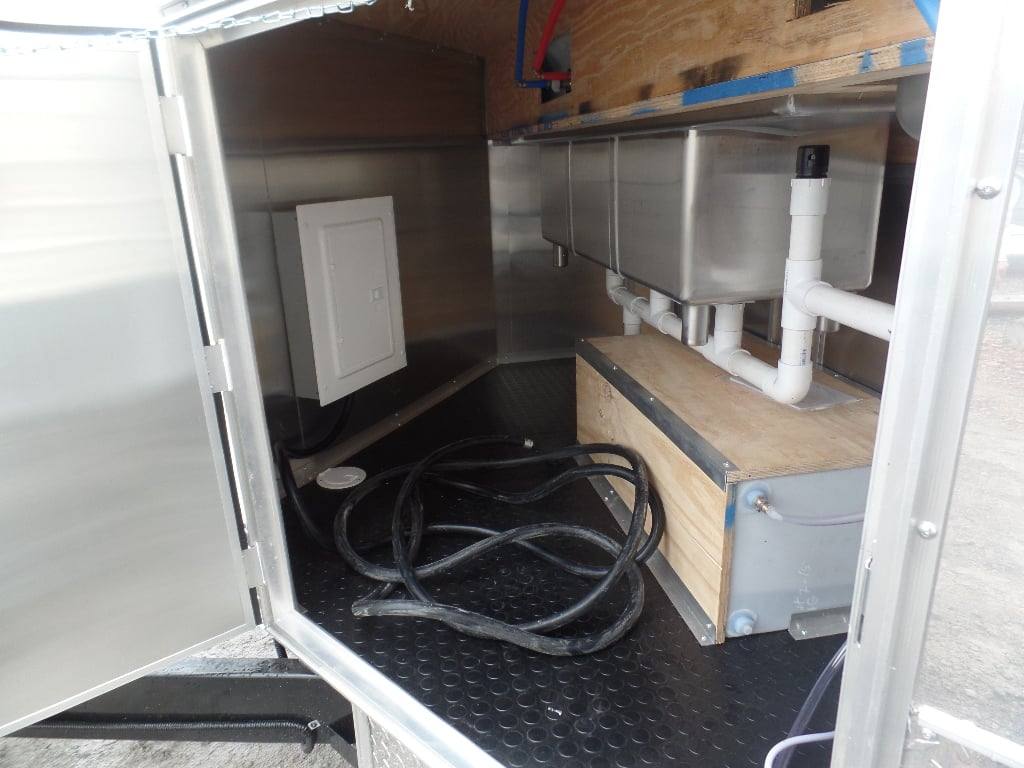 494-8.5-x-20-white-event-food-catering-concession-trailer-with-appliances-12.jpg 8.5' x 20' White Event Food Catering Concession Trailer With Appliances