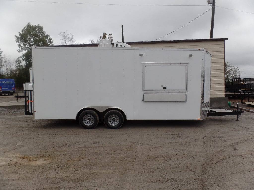 494-8.5-x-20-white-event-food-catering-concession-trailer-with-appliances-25.jpg 8.5' x 20' White Event Food Catering Concession Trailer With Appliances