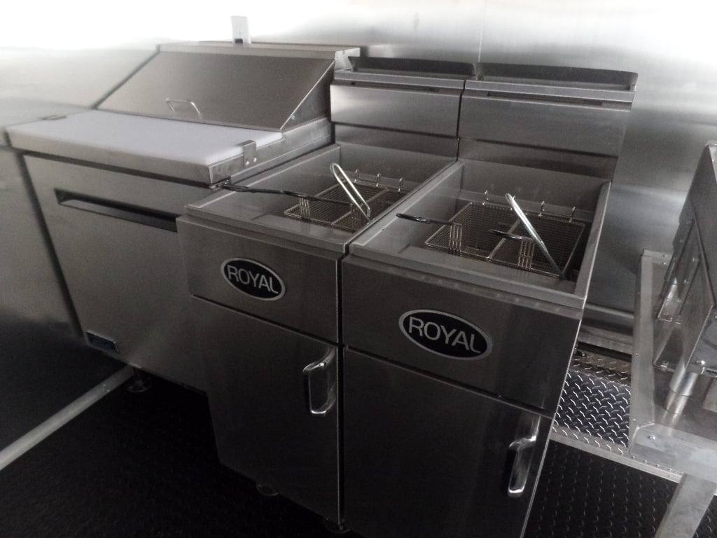 494-8.5-x-20-white-event-food-catering-concession-trailer-with-appliances-8.jpg 8.5' x 20' White Event Food Catering Concession Trailer With Appliances