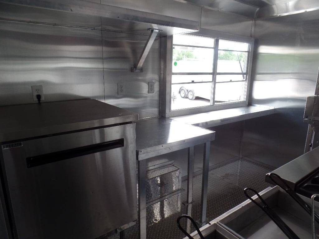 495-8.5-x-20-white-food-event-concession-trailer-with-appliances-20.jpg 8.5' x 20' White Food Event Concession Trailer With Appliances