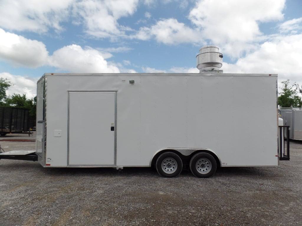 495-8.5-x-20-white-food-event-concession-trailer-with-appliances-21.jpg 8.5' x 20' White Food Event Concession Trailer With Appliances