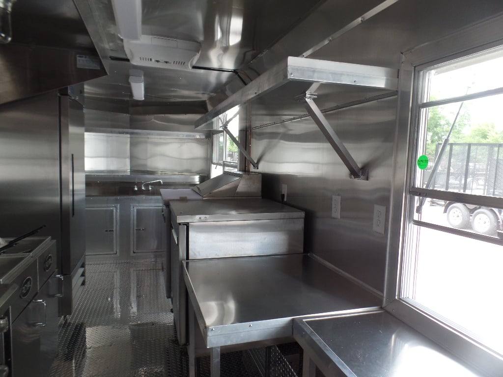 495-8.5-x-20-white-food-event-concession-trailer-with-appliances-22.jpg 8.5' x 20' White Food Event Concession Trailer With Appliances