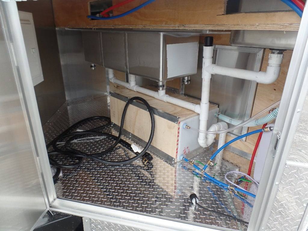 495-8.5-x-20-white-food-event-concession-trailer-with-appliances-4.jpg 8.5' x 20' White Food Event Concession Trailer With Appliances