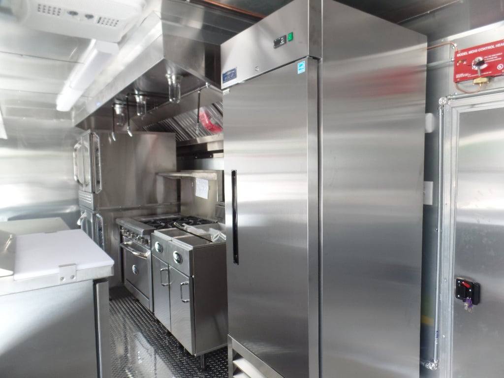 495-8.5-x-20-white-food-event-concession-trailer-with-appliances-8.jpg 8.5' x 20' White Food Event Concession Trailer With Appliances