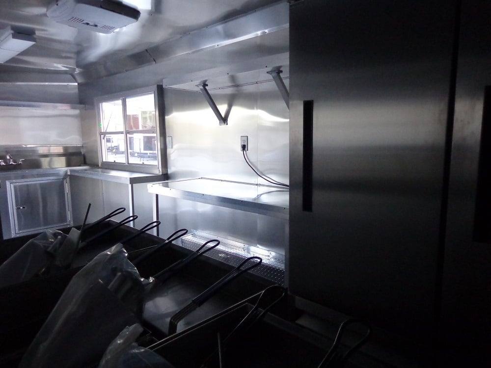 496-8.5-x-20-white-food-event-concession-trailer-with-appliances-15.jpg 8.5' x 20' White Food Event Concession Trailer With Appliances