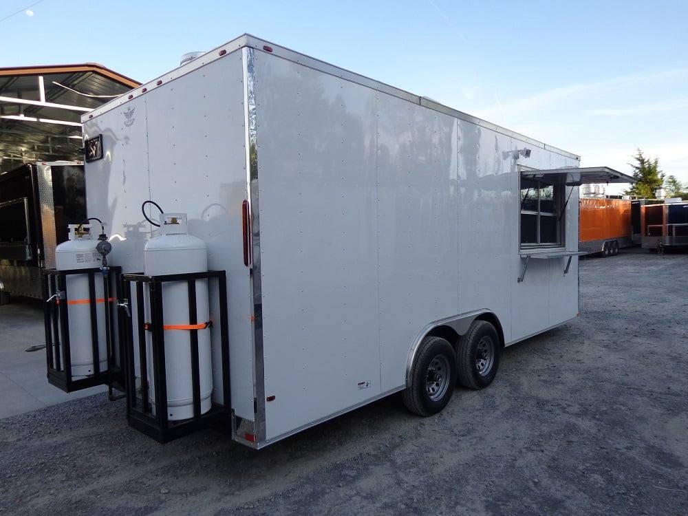 496-8.5-x-20-white-food-event-concession-trailer-with-appliances-16.jpg 8.5' x 20' White Food Event Concession Trailer With Appliances