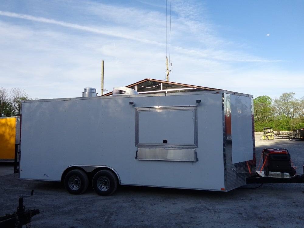 496-8.5-x-20-white-food-event-concession-trailer-with-appliances-27.jpg 8.5' x 20' White Food Event Concession Trailer With Appliances