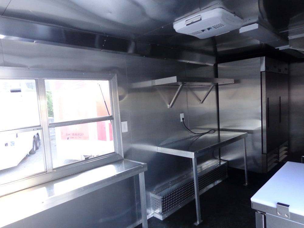 496-8.5-x-20-white-food-event-concession-trailer-with-appliances-28.jpg 8.5' x 20' White Food Event Concession Trailer With Appliances