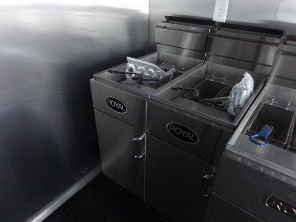 496-8.5-x-20-white-food-event-concession-trailer-with-appliances-4.jpg 8.5' x 20' White Food Event Concession Trailer With Appliances