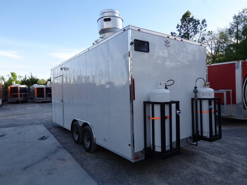 496-8.5-x-20-white-food-event-concession-trailer-with-appliances-7.jpg 8.5' x 20' White Food Event Concession Trailer With Appliances