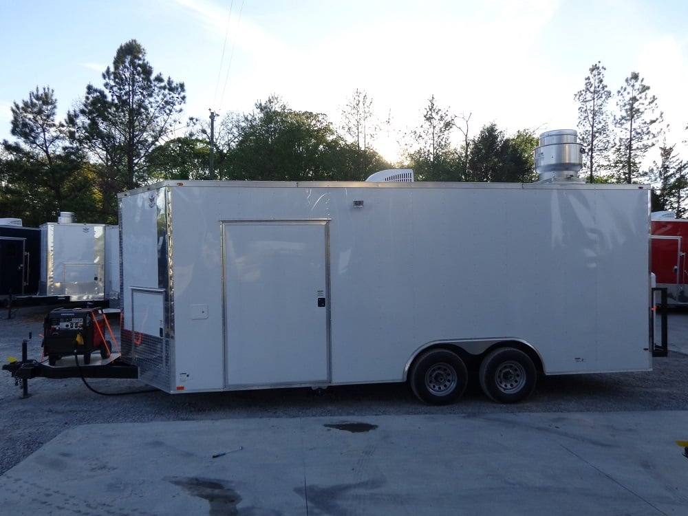 496-8.5-x-20-white-food-event-concession-trailer-with-appliances-8.jpg 8.5' x 20' White Food Event Concession Trailer With Appliances