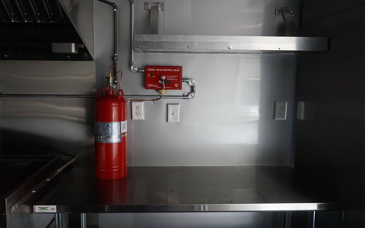 8.5' x 20' White Food Vending Concession Trailer with Appliances