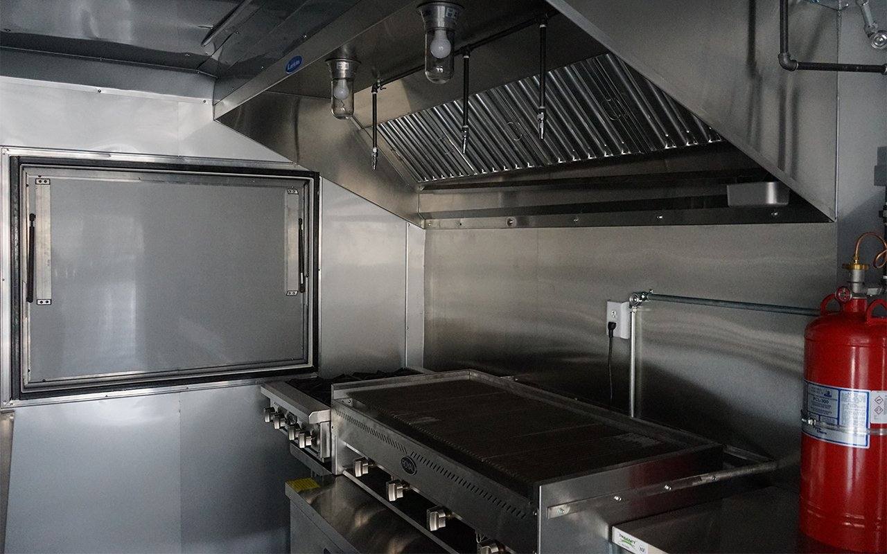 8.5' x 20' White Food Vending Concession Trailer with Appliances