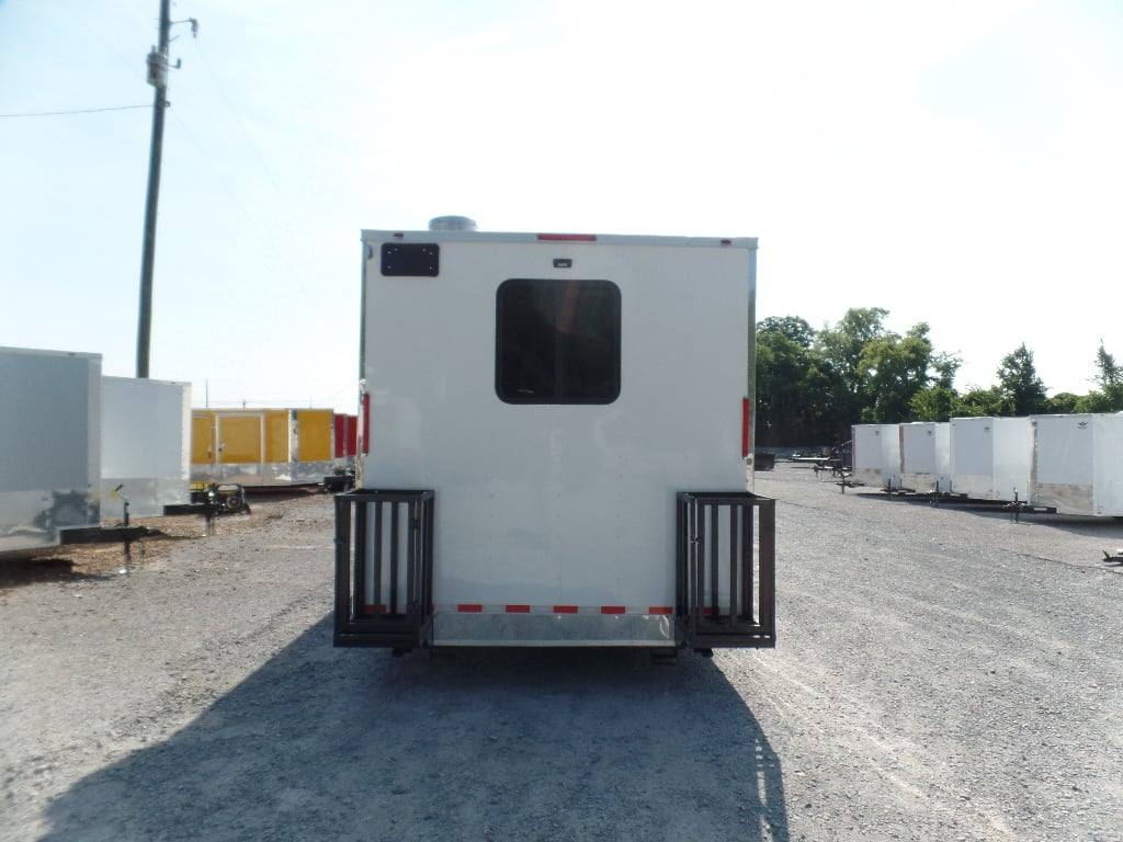 499-8.5-x-20-white-pizza-concession-food-trailer-14.jpg 8.5' x 20' White Pizza Concession Food Trailer