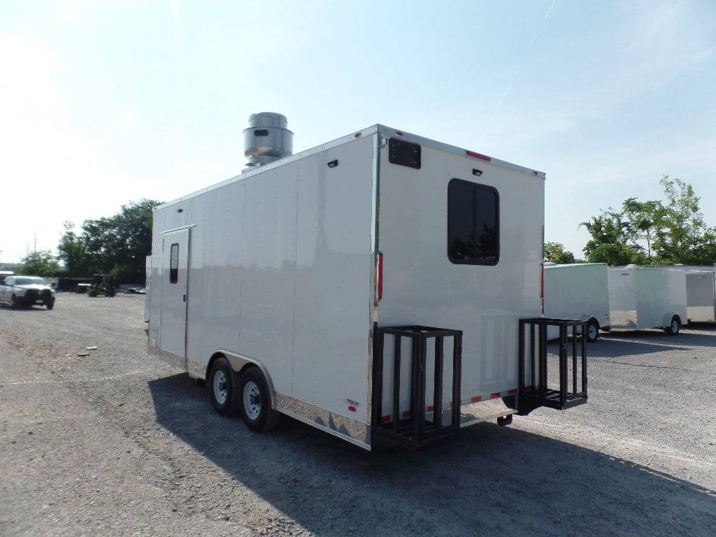 499-8.5-x-20-white-pizza-concession-food-trailer-19.jpg 8.5' x 20' White Pizza Concession Food Trailer