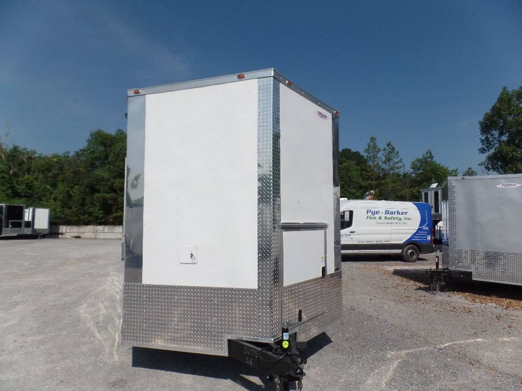 499-8.5-x-20-white-pizza-concession-food-trailer-21.jpg 8.5' x 20' White Pizza Concession Food Trailer