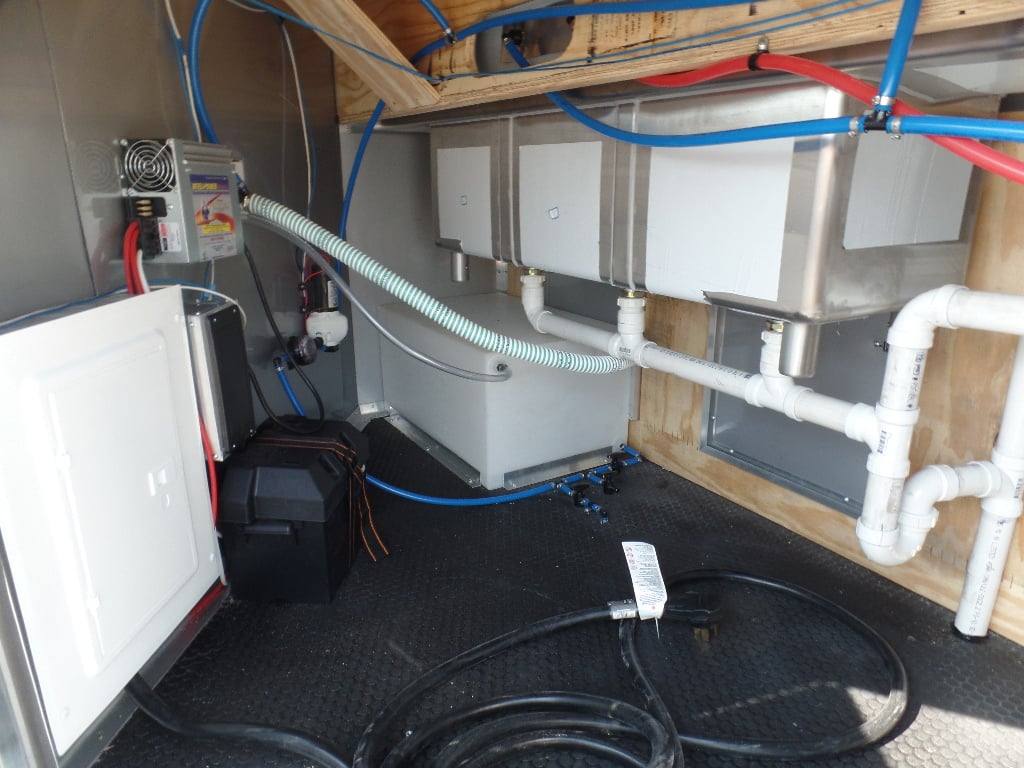 499-8.5-x-20-white-pizza-concession-food-trailer-23.jpg 8.5' x 20' White Pizza Concession Food Trailer
