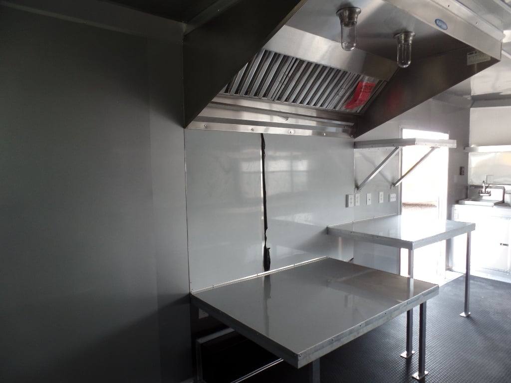 499-8.5-x-20-white-pizza-concession-food-trailer-5.jpg 8.5' x 20' White Pizza Concession Food Trailer