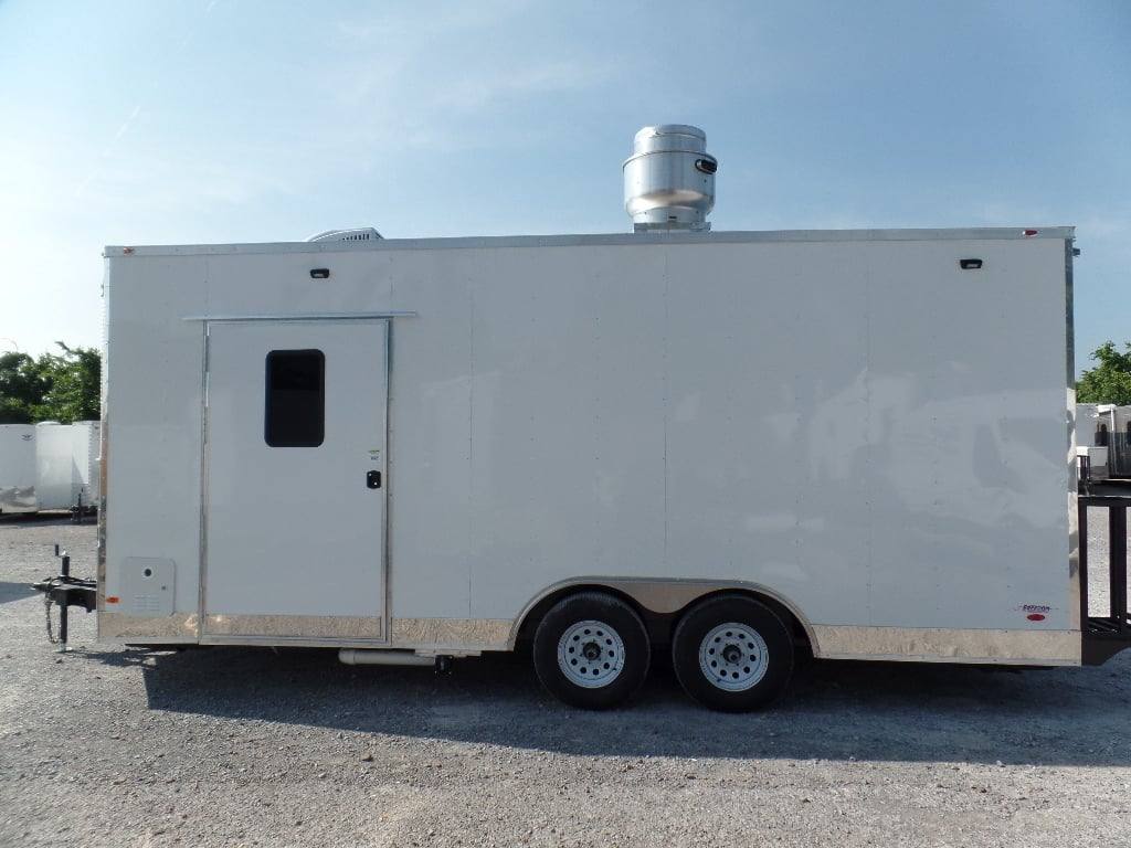 499-8.5-x-20-white-pizza-concession-food-trailer-6.jpg 8.5' x 20' White Pizza Concession Food Trailer