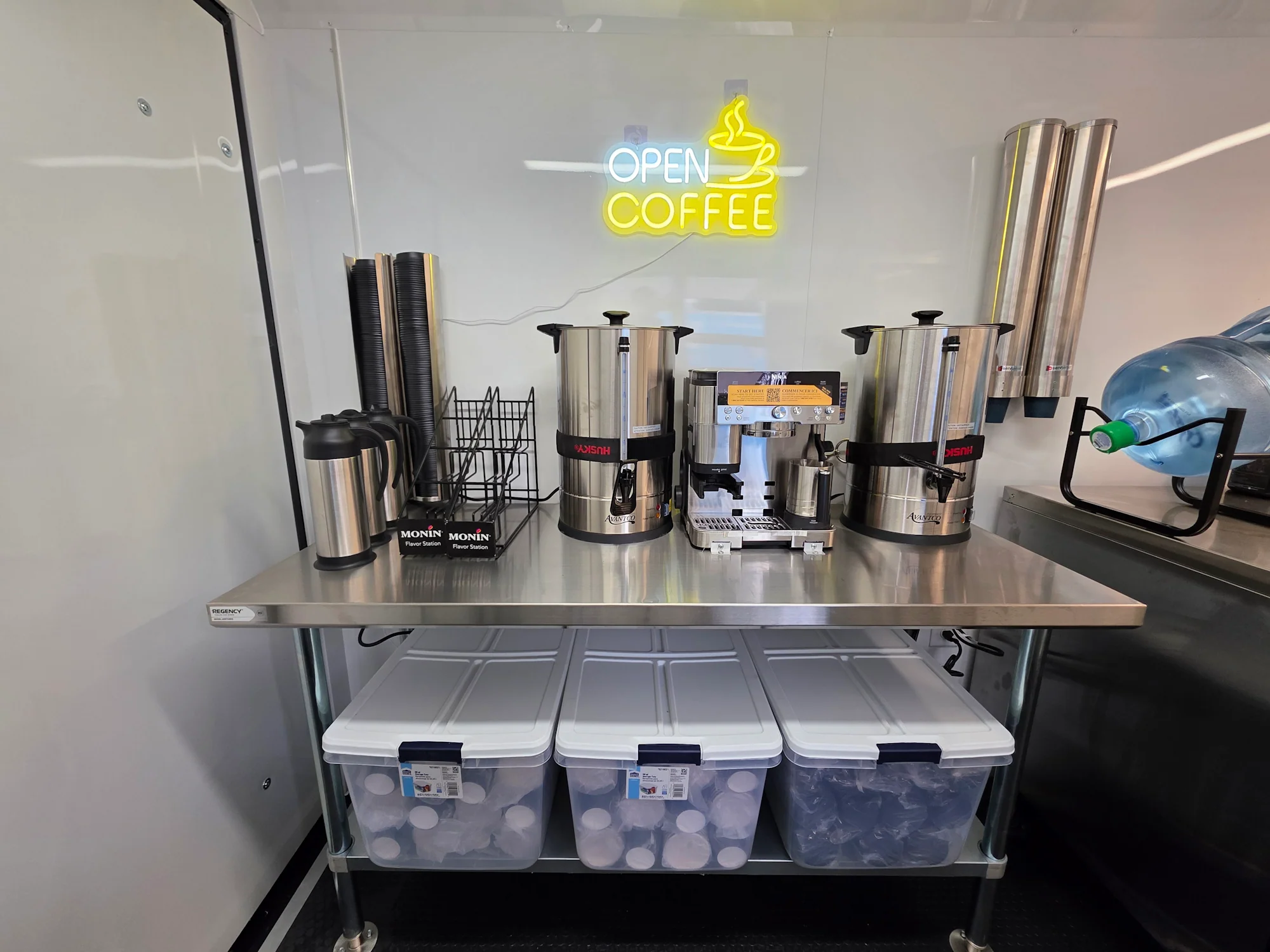7' X 12' Coffee Theme Concession Food Trailer Fully Loaded Turnkey With Appliances