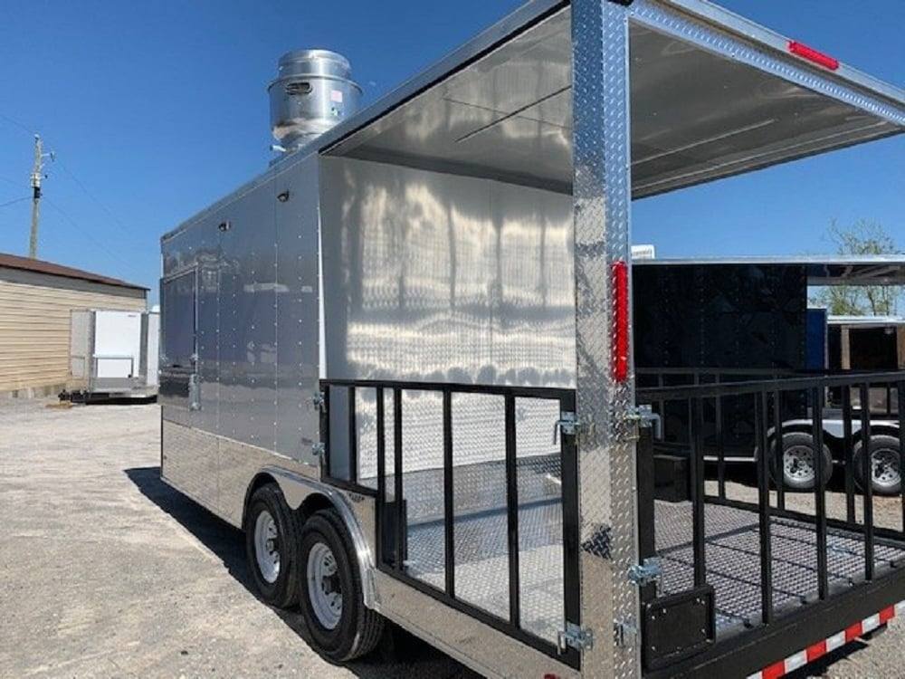 500-8.5-x-20-white-pizza-concession-food-trailer-1.jpg 8.5' x 20' White Pizza Concession Food Trailer