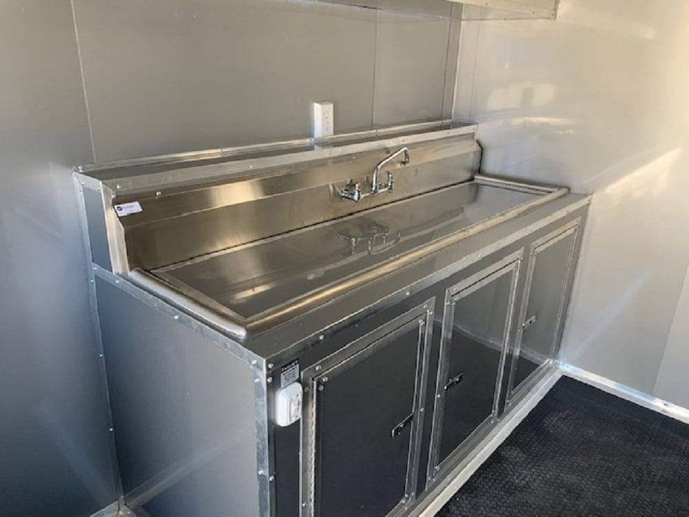 500-8.5-x-20-white-pizza-concession-food-trailer-10.jpg 8.5' x 20' White Pizza Concession Food Trailer