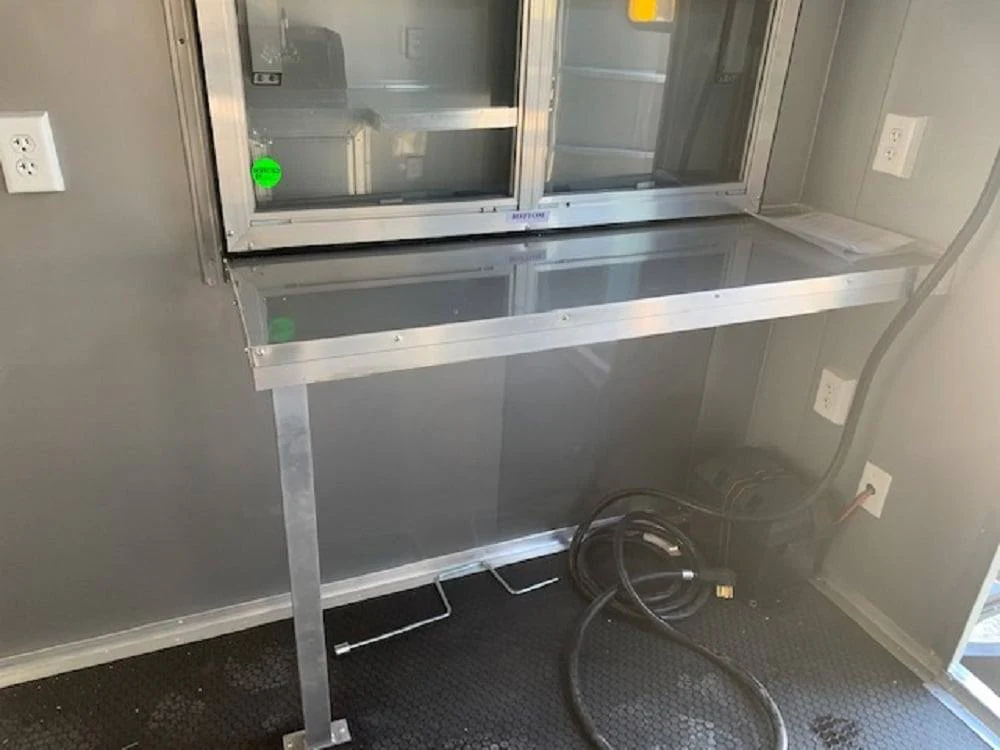 500-8.5-x-20-white-pizza-concession-food-trailer-2.webp 8.5' x 20' White Pizza Concession Food Trailer