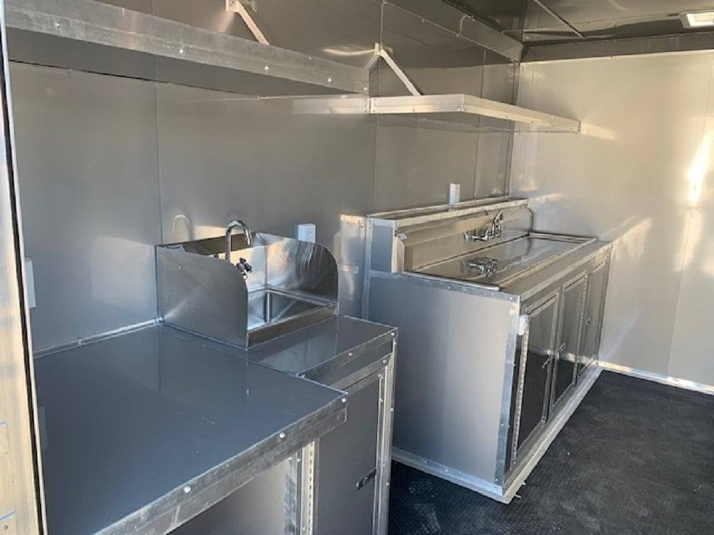 500-8.5-x-20-white-pizza-concession-food-trailer-4.jpg 8.5' x 20' White Pizza Concession Food Trailer