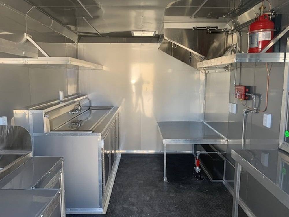 500-8.5-x-20-white-pizza-concession-food-trailer-6.jpg 8.5' x 20' White Pizza Concession Food Trailer