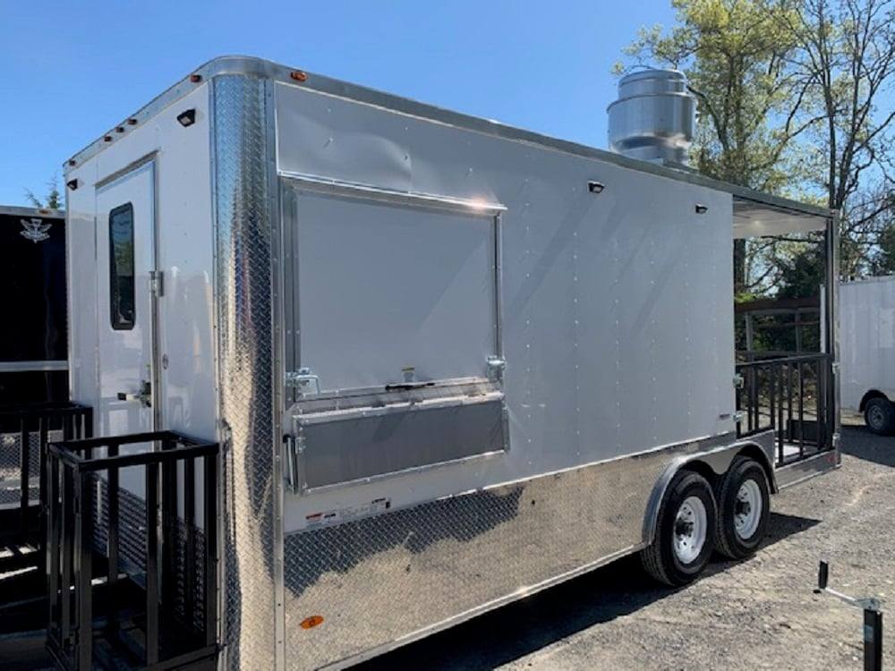 500-8.5-x-20-white-pizza-concession-food-trailer-9.jpg 8.5' x 20' White Pizza Concession Food Trailer
