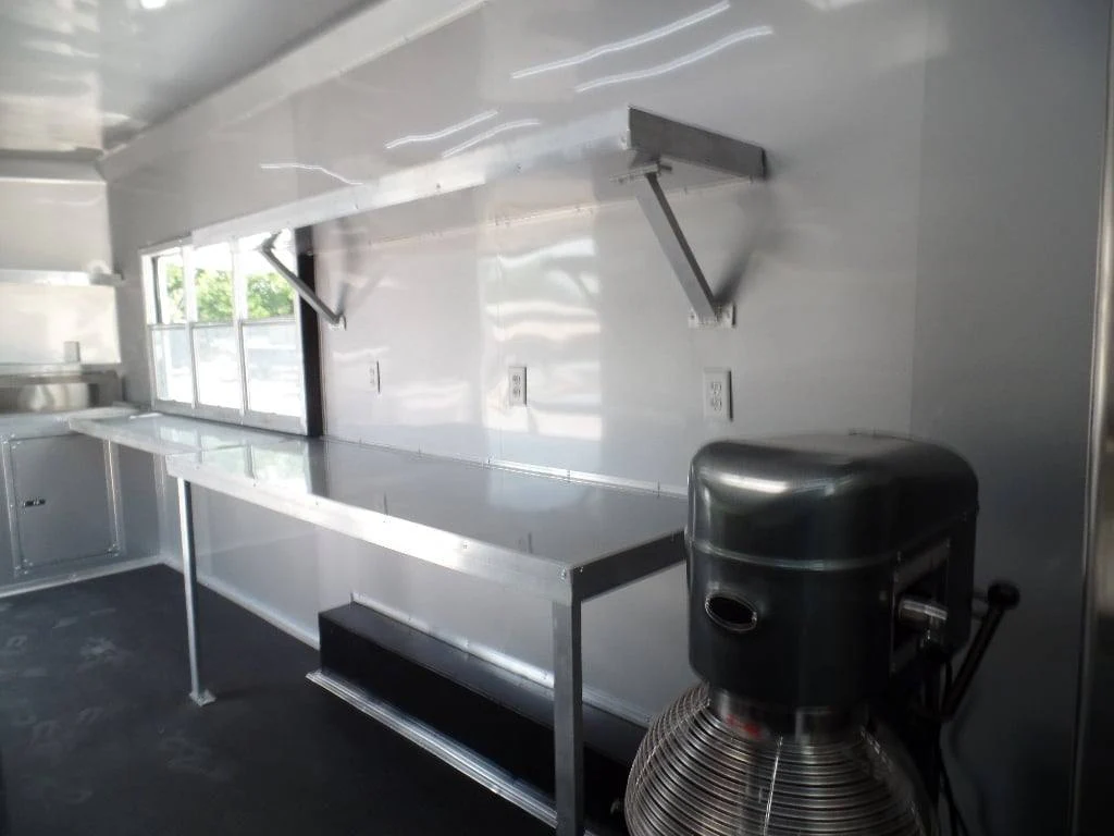 501-8.5-x-20-white-pizza-concession-food-trailer-with-appliances-11.webp 8.5' x 20' White Pizza Concession Food Trailer With Appliances