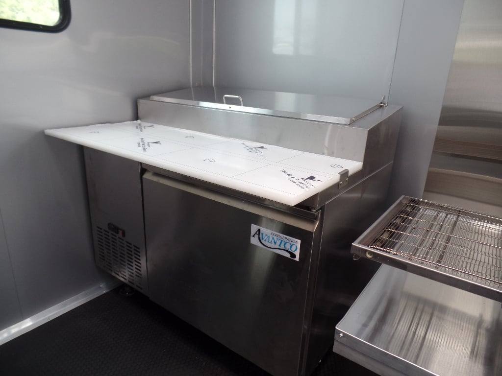 501-8.5-x-20-white-pizza-concession-food-trailer-with-appliances-12.jpg 8.5' x 20' White Pizza Concession Food Trailer With Appliances